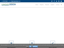 Tablet Screenshot of langleydesign.co.uk
